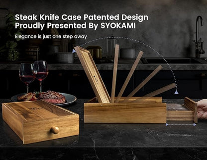 SYOKAMI Steak Knives Set of 6