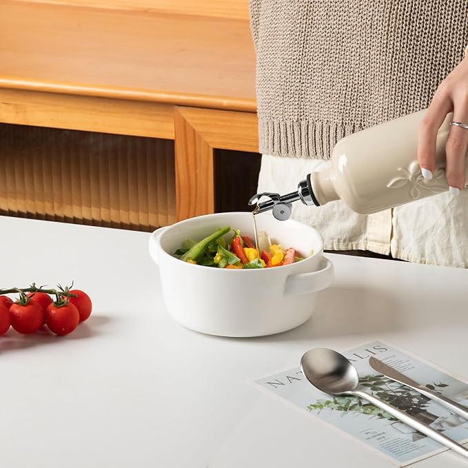 Sweejar Ceramic Olive Oil Dispenser Bottle