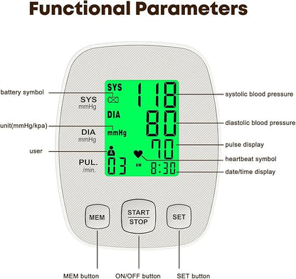 Arm Blood Pressure Monitor