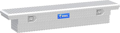 UWS EC10311 63-Inch Heavy-Wall Aluminum Slim Truck Tool Box with Low Profile, RigidCore Lid