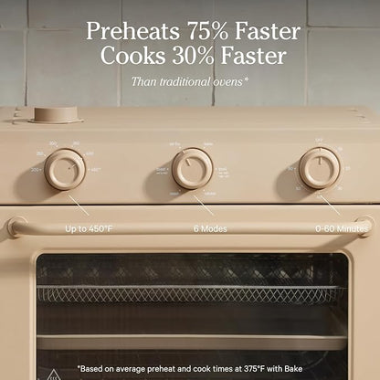 Our Place Large Wonder Oven | 6-in-1 Stainless Steel Air Fryer Toaster Oven
