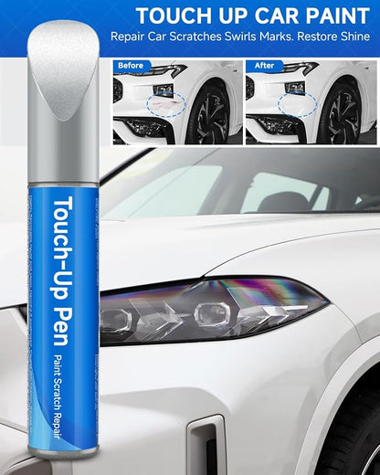 UJ Sterling Gray Metallic Touch Up Paint Compatible with Ford Exact Match Touch Up Paint Car Scratch Repair