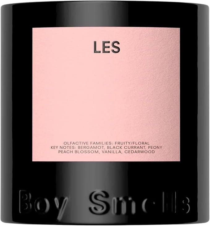 Boy Smells Les Scented Candle for Men and Women, Coconut, Beeswax, & Soy Candle Blend, Aromatherapy Candles for Home, 8.5 oz Jar, 50 Hour Burn