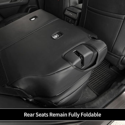 EKR Rav4 Seat Covers Custom Fit for Toyota Rav4 (Hybrid) SE/XSE & (PHEV) GR Sport 2026, Car Seat Cover Full Set for SUV,Factory-Style Interior Upgrade, Easy-Wipe Protection,Faux Leather(Black)