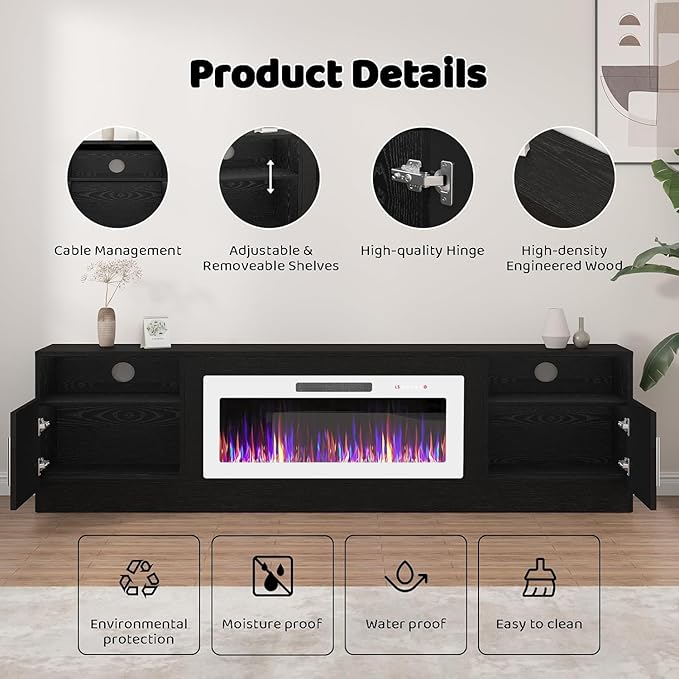 Lemberi Fireplace tv Stand