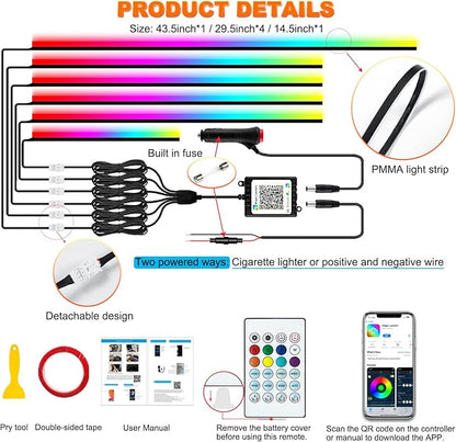 Jushope Acrylic LED Lights