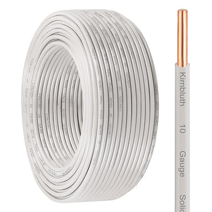 THHN Wire 10 Gauge 150 FT OFC Electrical Wire, 10 AWG Solid Copper Wire Rated