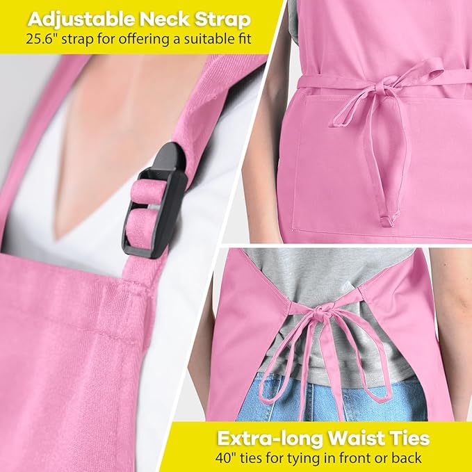 ROTANET Extra Large Apron for Men Adjustable Bib Aprons