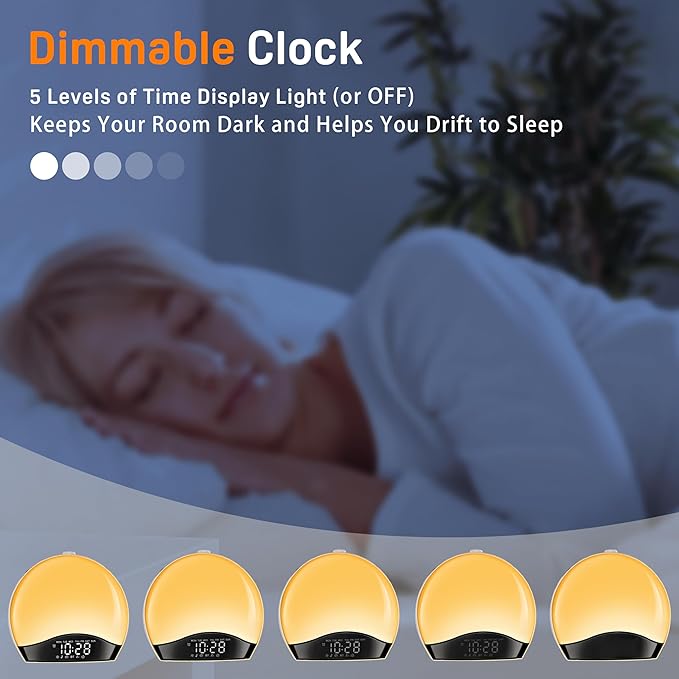 Wake Up Light Sunrise Alarm Clock