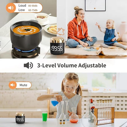 Digital Kitchen Timer, Countdown Countup Timer