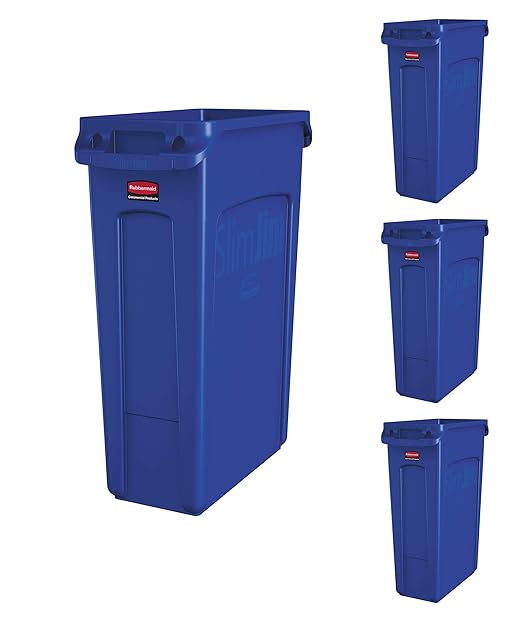 Rubbermaid Commercial Products Slim Jim Trash/Garbage Can
