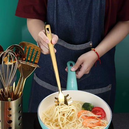 Gold Spaghetti Spoon, Berglander Pasta Server