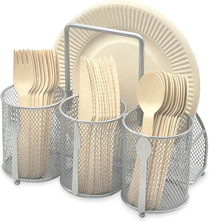 DysanVica Utensil Caddy Silverware Holder