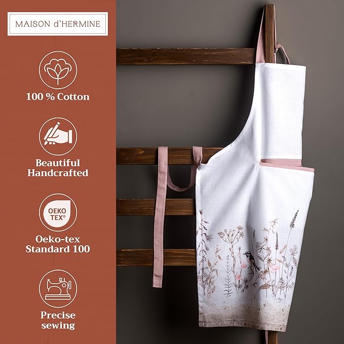Maison d' Hermine 100% Cotton Apron