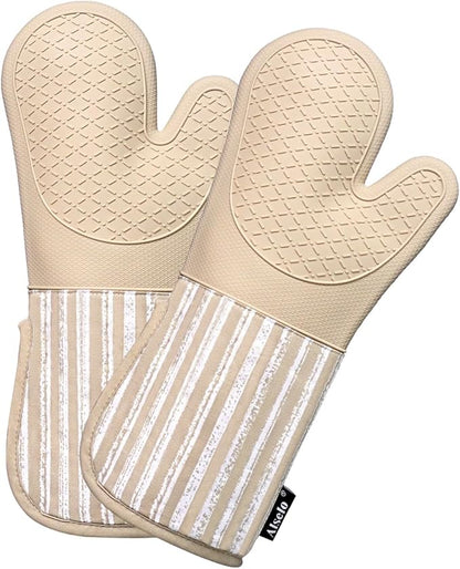 Alselo Silicone Oven Mitts Heat Resistant 932℉