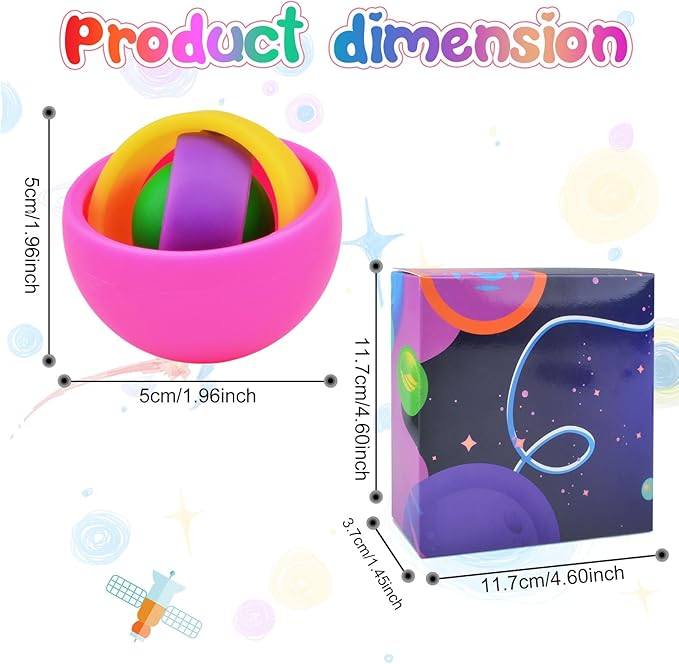 Fidget Toys Adults Pack, Fidget Spinner Set for Kids, Sensory Toys Boys Girls Teens Christmas Stocking Stuffers Party Favors, ADHD Autism Stress Relief Finger Toys, Gift for New Year