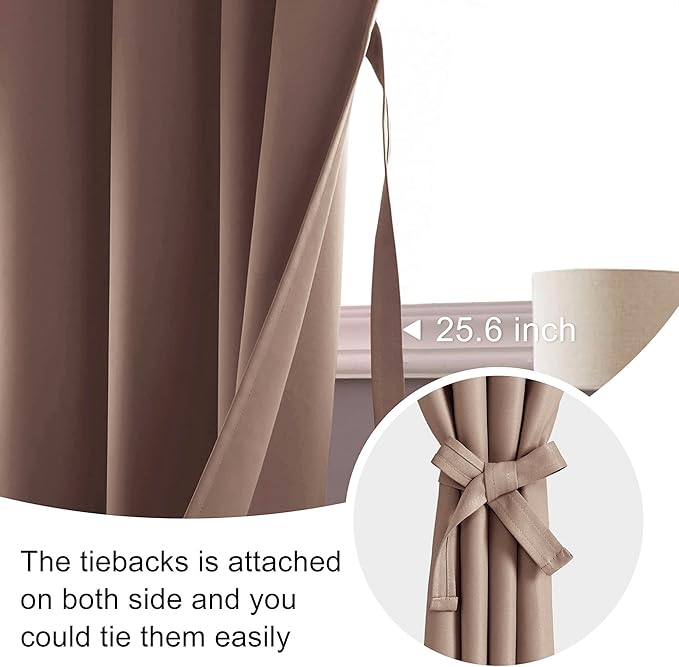 JIUZHEN Blackout Curtains for Bedroom