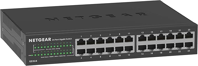 NETGEAR 24-Port Gigabit Ethernet Unmanaged Essentials Switch