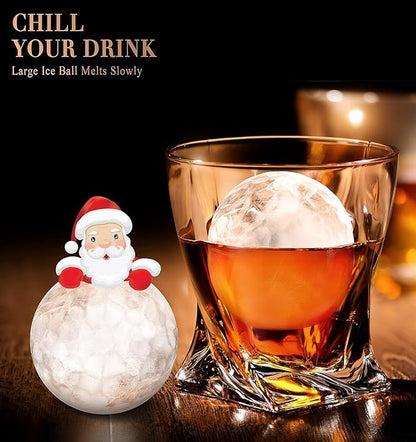 Round Ice Cube Mold with Lid