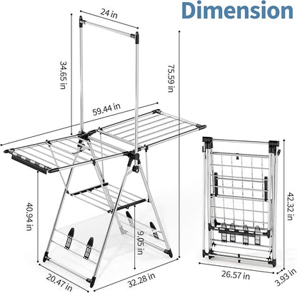 APEXCHASER Clothes Drying Rack