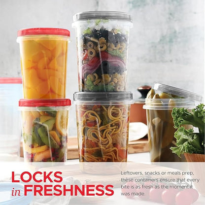 Tafura 10 Pack Leakproof Freezer Containers