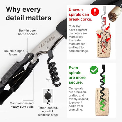 Vintorio Professional Waiters Corkscrew