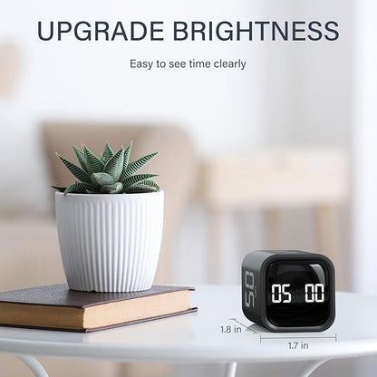 Rotating Pomodoro Timer 5, 10 50 Minutes Preset, Desk Productivity Flip Timer
