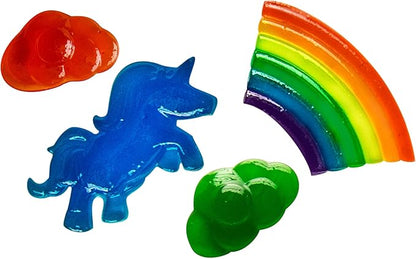 Thames & Kosmos Rainbow Gummy Candy Lab - Unicorns, Clouds & Rainbows! Sweet Science STEM Experiment Kit, Make Your Own Gummy Candies in Cool Shapes & Colors