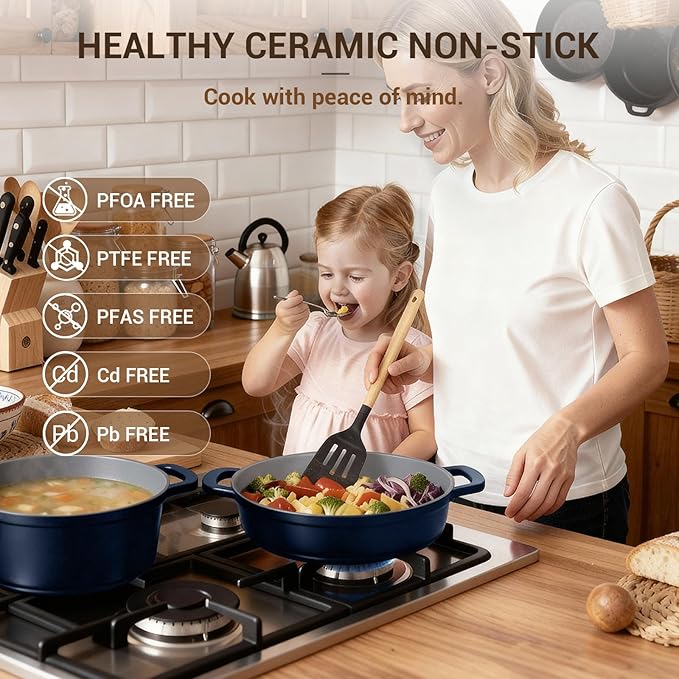 Ammeloo 4.5 Qt Non Stick Soup Pot