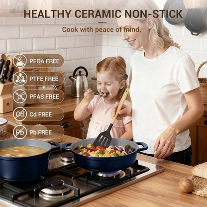 Ammeloo 4.5 Qt Non Stick Soup Pot