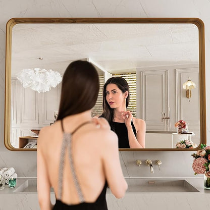 LOAAO 48X32 Inch Bathroom Mirror