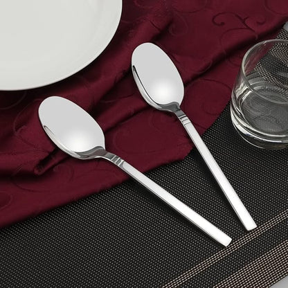 Dinner Spoon, 12-Piece Stainless Steel Spoons, 7.79-INCH