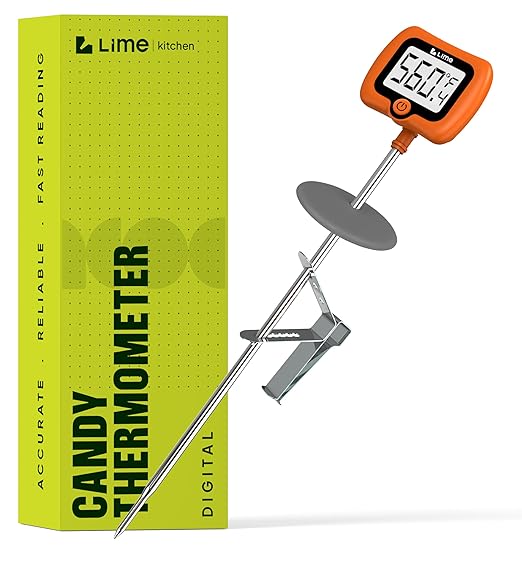 Digital Candy Thermometer with Pot Clip, Instant Read Kitchen Thermometer