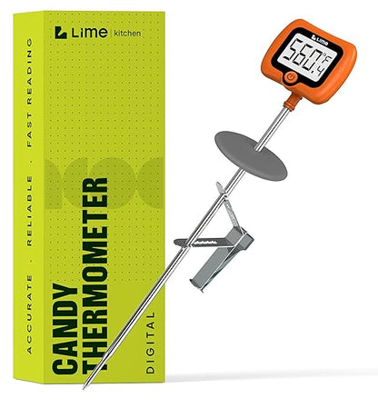Digital Candy Thermometer with Pot Clip, Instant Read Kitchen Thermometer