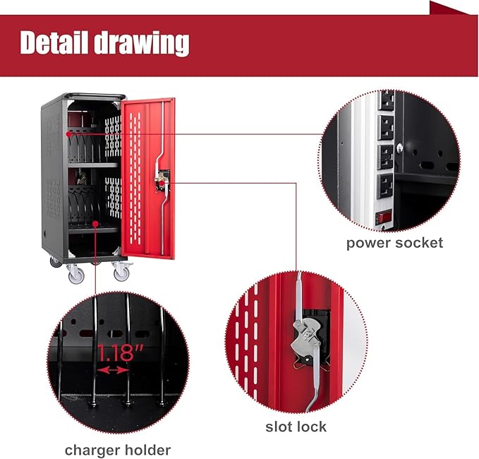 16 Device Mobile Charging Station