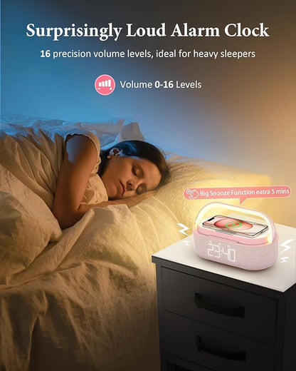 COLSUR Bluetooth Speaker Alarm Clock