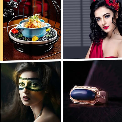 Alluneitter Bowens Mount Snoot, Strobe Video Snoot Conical Projector snoot