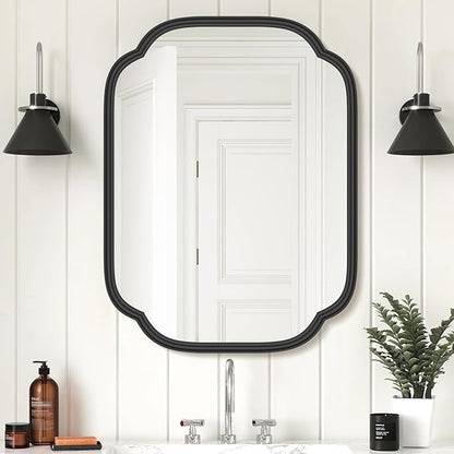 Black Bathroom Mirror for Wall