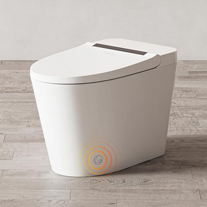 Luoware Smart Toilet Lite without Bidet, One Piece Elongated Modern Toilet