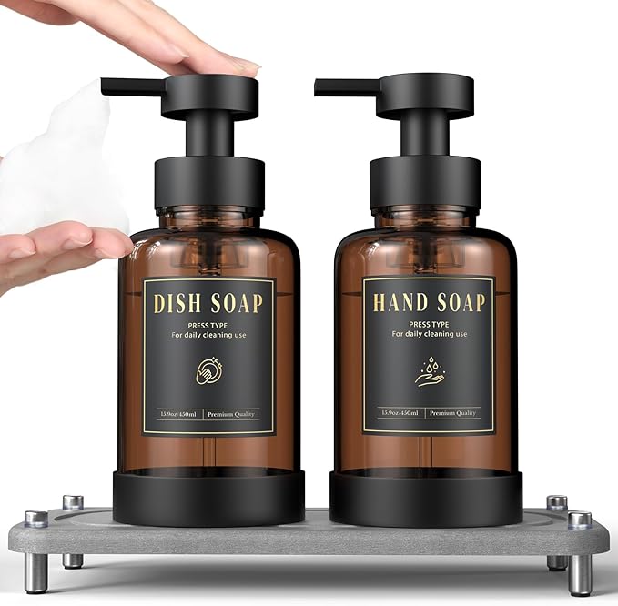 Luxspire Foaming Soap Dispenser, Non-Slip Hand Soap Dispenser