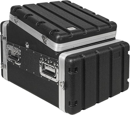 Sound Town Lightweight and Compact 6U ATA ABS Rack Case,