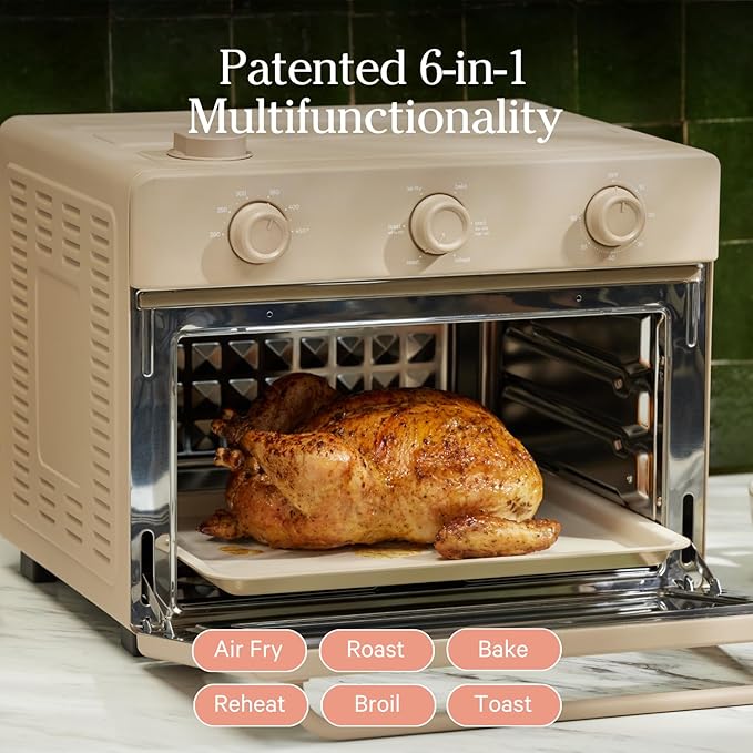 Our Place Large Wonder Oven | 6-in-1 Stainless Steel Air Fryer Toaster Oven