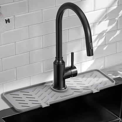 Silicone Faucet Mat for Kitchen Sink – Gen 2 Splash Guard