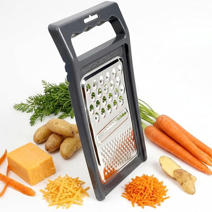 Cheese Grater with Handle, Stainless Steel, Cheese Shredder, Fruit and