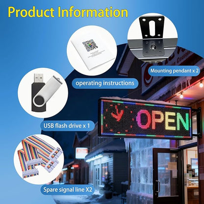 JBS P10 Outdoor Programmable Led Sign Scrolling Store Advertising Indoor Signs
