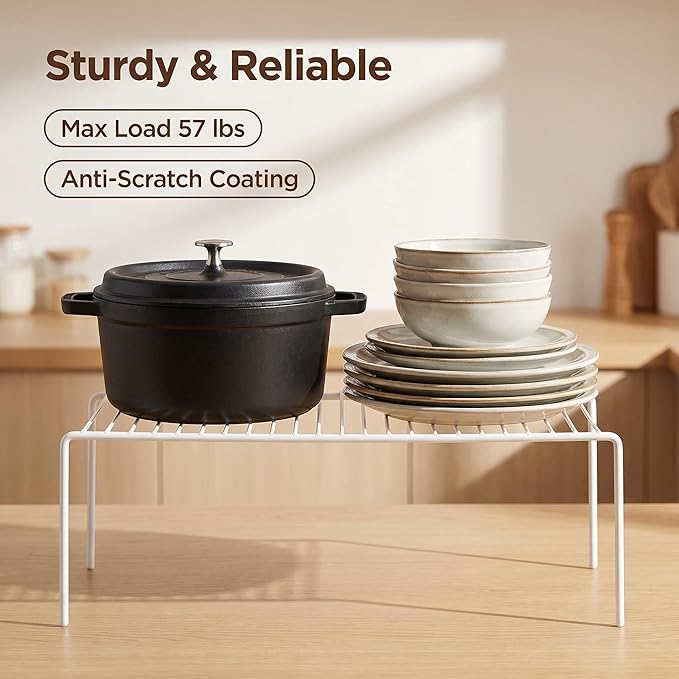 iPEGTOP Kitchen Cabinet Storage Shelf Rack