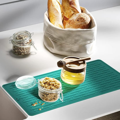 GeeRic Dish Drying Mats, Heat-resistant Silicone Mat
