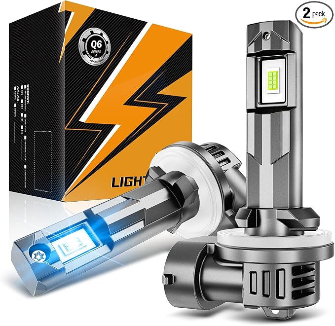 Auxbeam 881 Fog Light, 12000LM 8000K Ice Blue, Enhanced Visibility for Fog & Off-Road, Plug and Play, Pack of 2