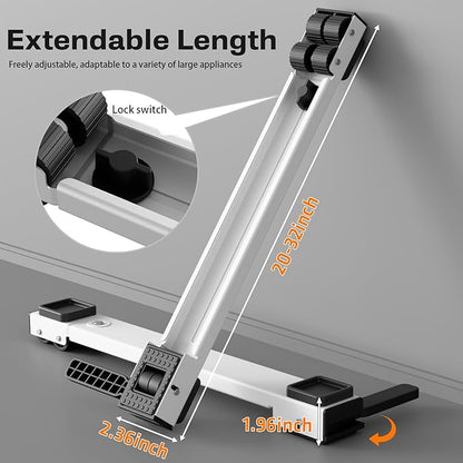 KVRG Appliance Rollers Heavy Duty, Newest Extendable Appliance Sliders