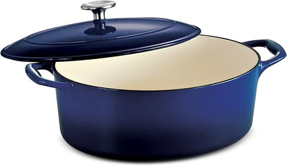 Tramontina Enameled Cast Iron Oval Dutch Oven Pot